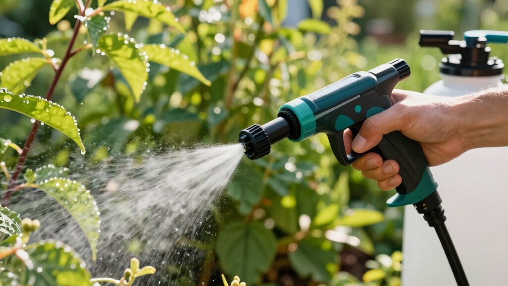 calibrate and adjust spray