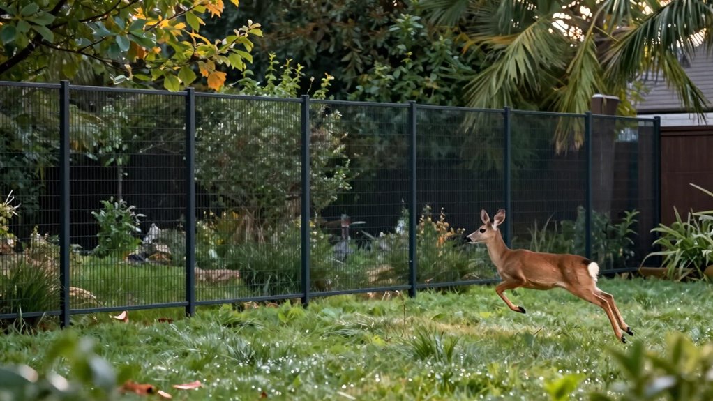 deer behavior influences fencing
