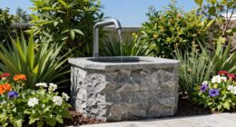 downspout dry well installation