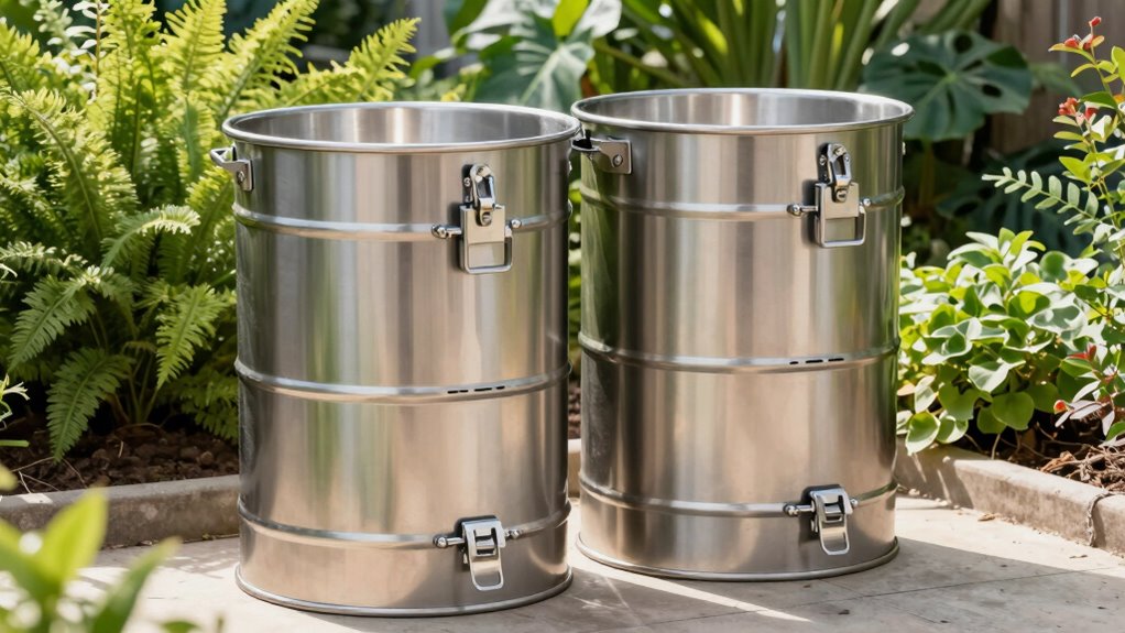 dual chamber compost tumbler features