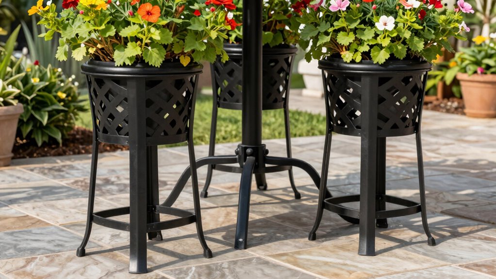 durable sturdy weather resistant stands