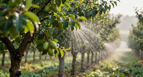 efficient fruit tree irrigation
