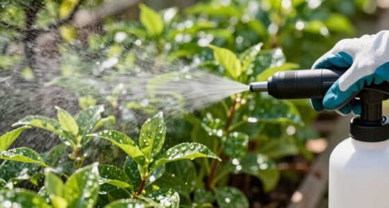 electrostatic plant spray coverage