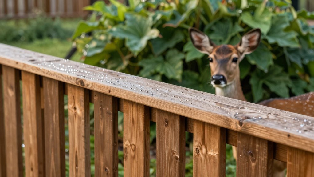 enhance fence with vegetation