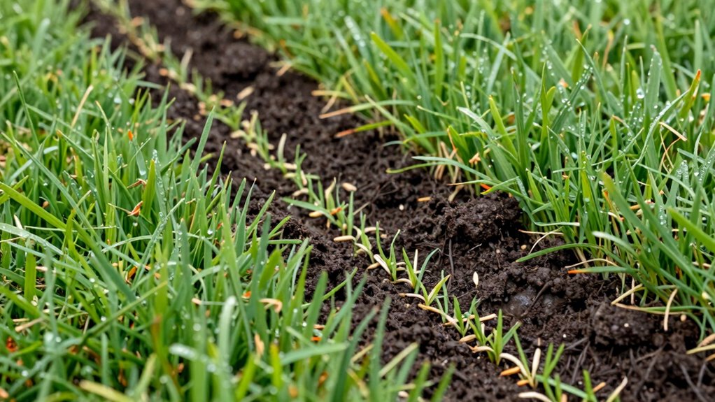 enhanced soil contact promotes germination
