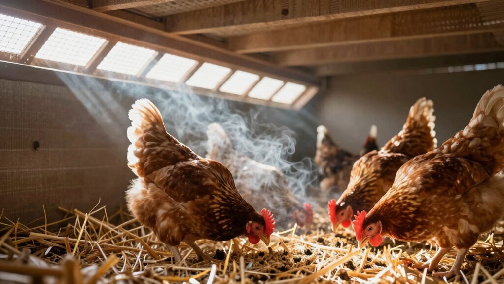 ensure proper coop ventilation