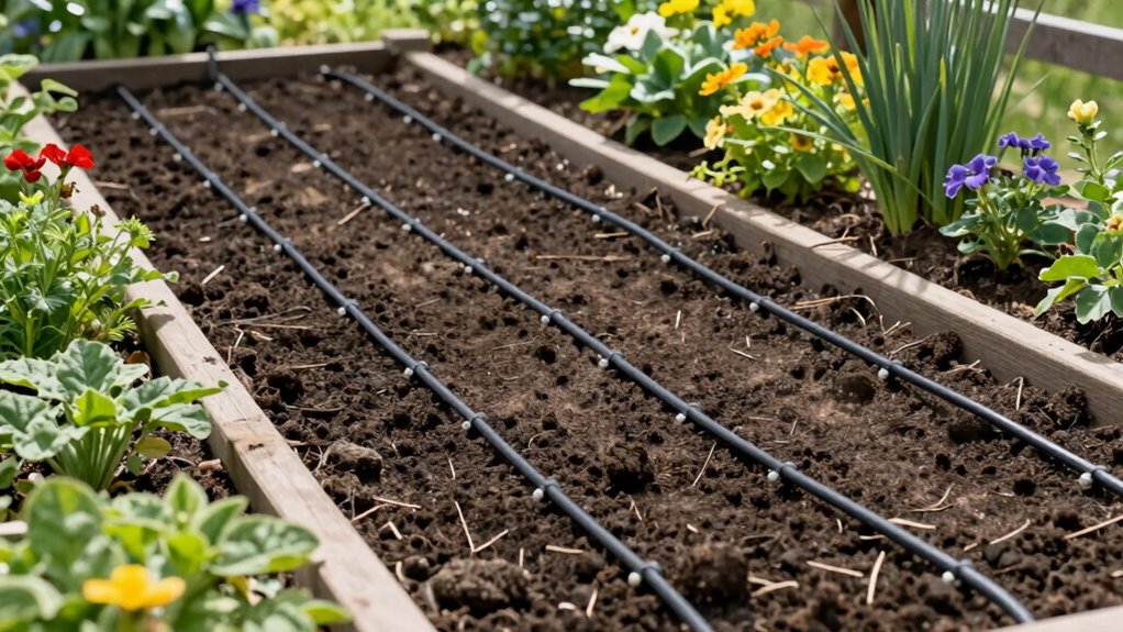 evenly spaced emitter placement