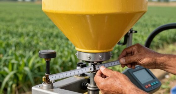 fertilizer spreader calibration test