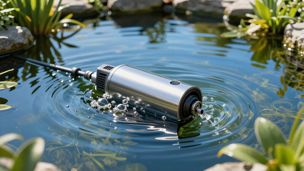 filtration aeration pond health