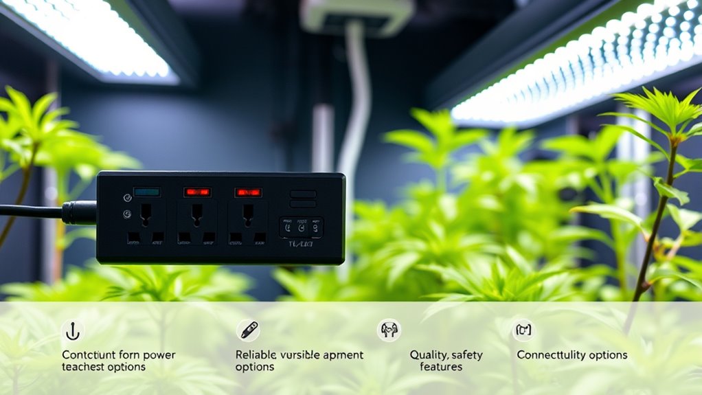 grow room smart power factors