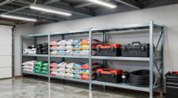 heavy duty garage shelving