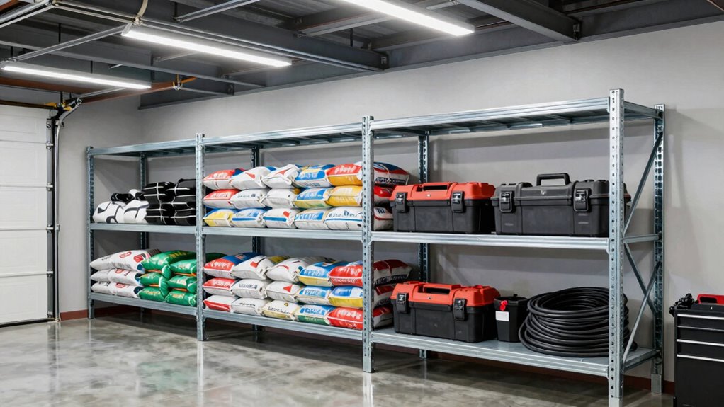 heavy duty garage shelving