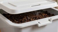 indoor worm bin odor control