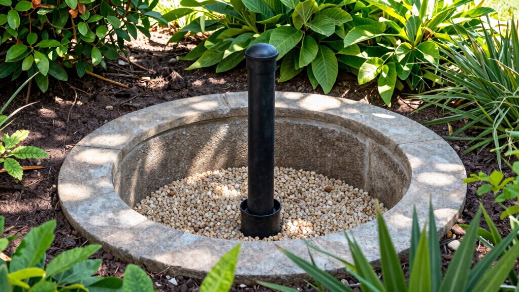 install dry well with gravel