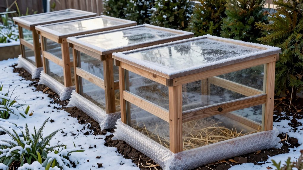insulate and orient cold frames