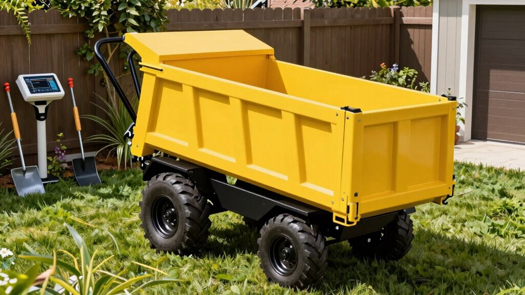 key yard cart features