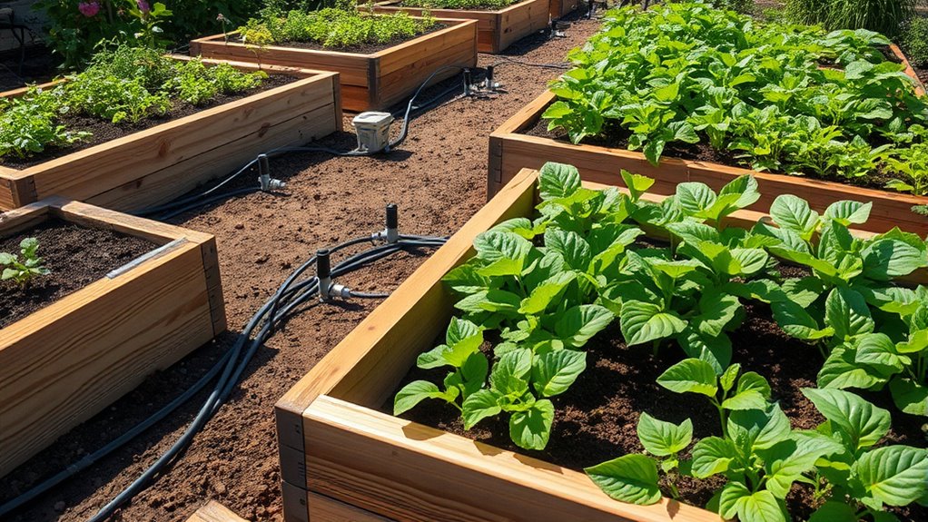 large garden irrigation considerations