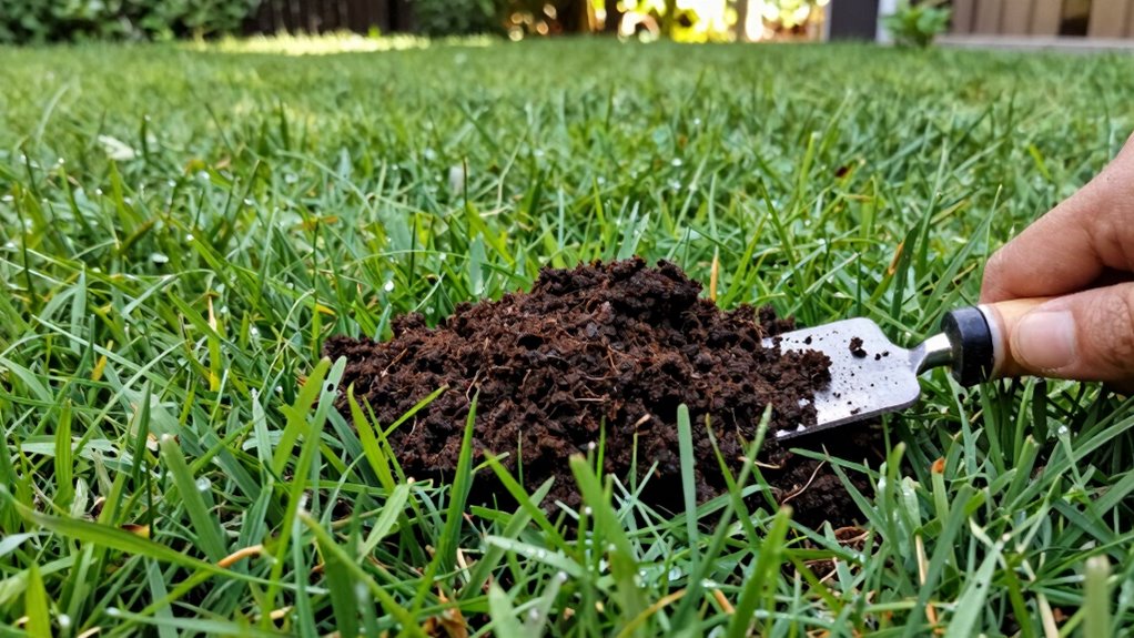 lawn care after compost