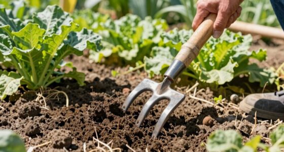 loosen soil without flipping