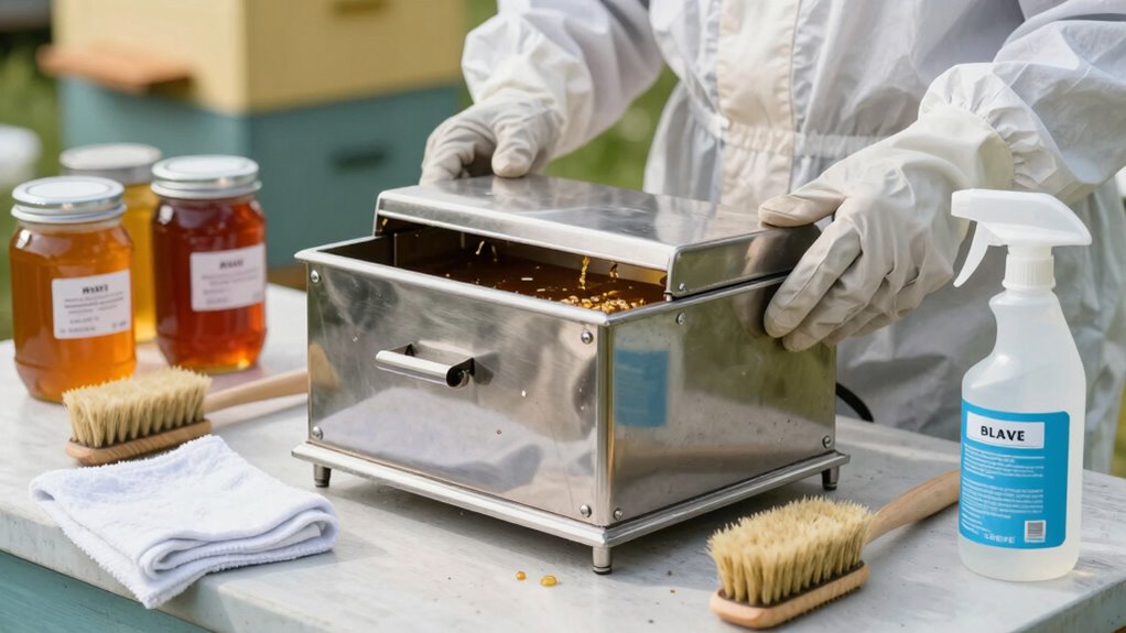 maintain hive cleanliness regularly