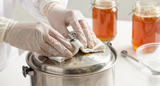 maintain honey equipment hygiene