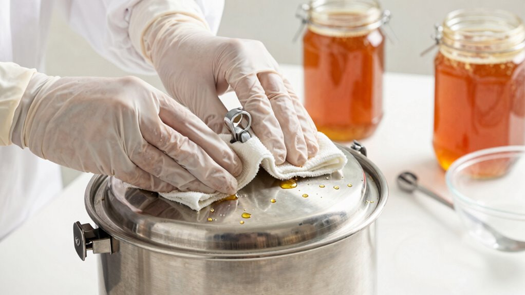 maintain honey equipment hygiene