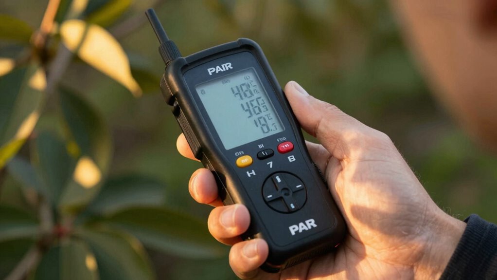 measure light with par