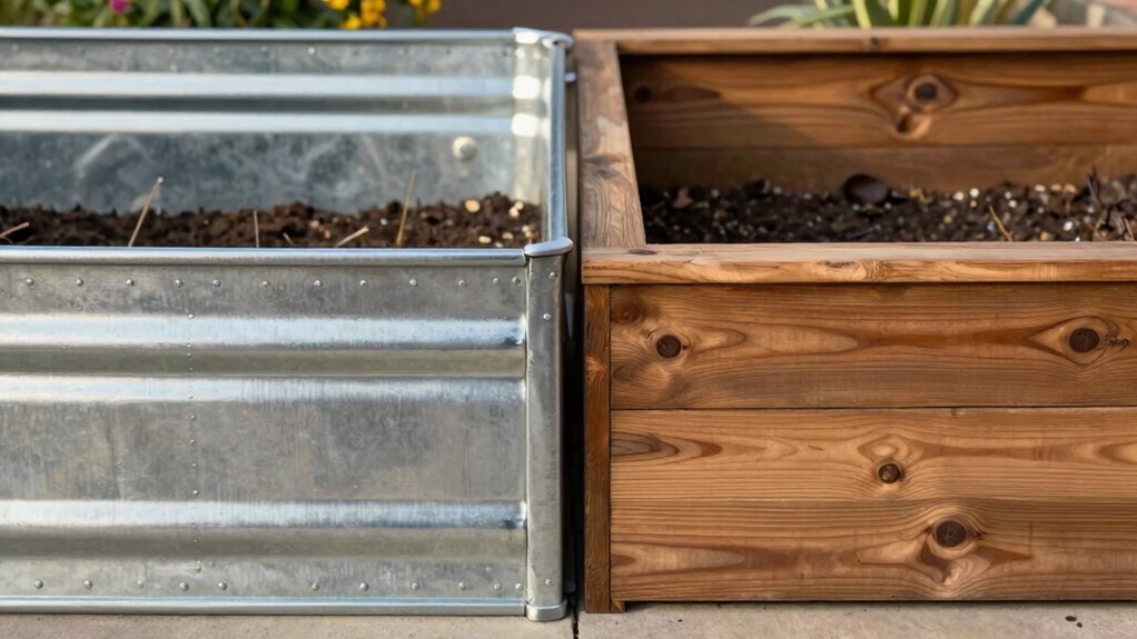 metal heats quickly cedar warms gradually