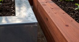 metal heats soil faster