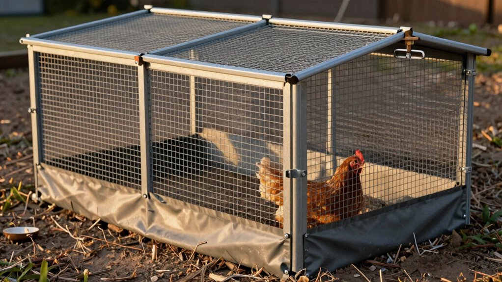 natural predator deterrents and secure fencing