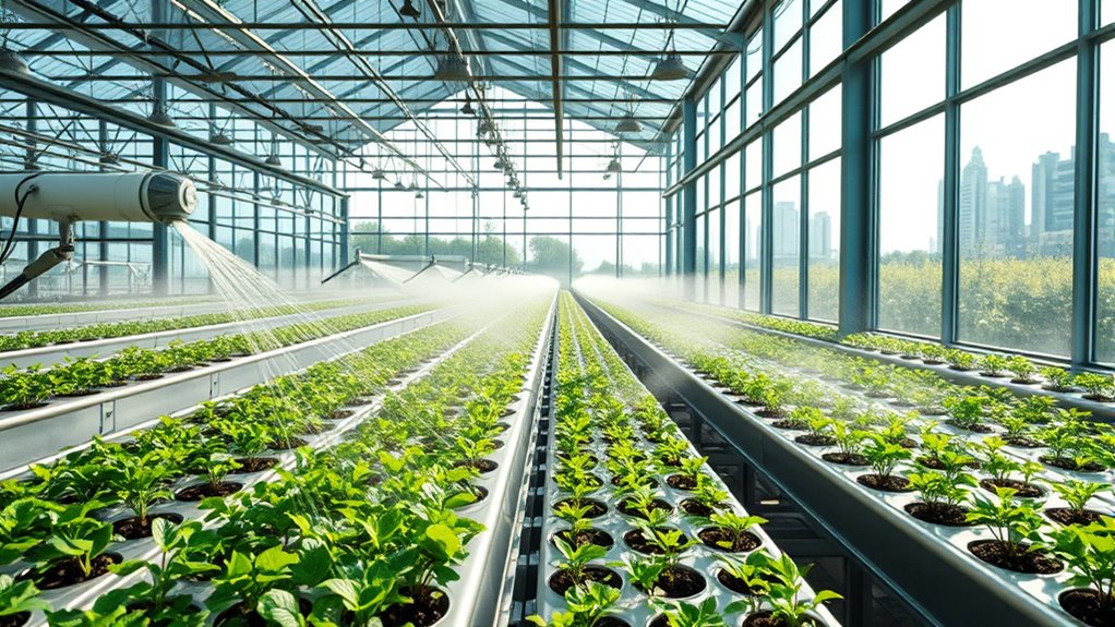 optimal greenhouse misting system