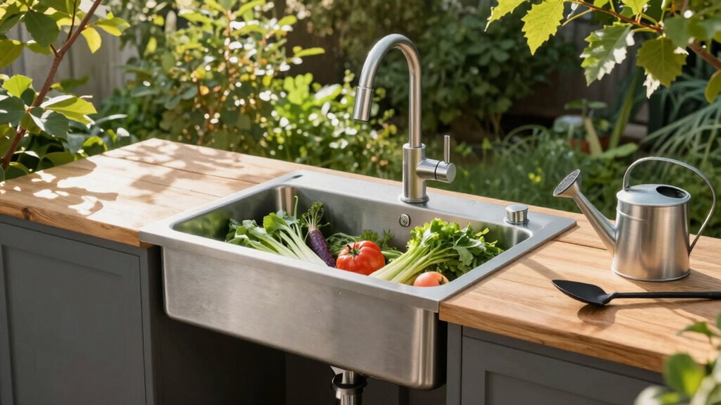 outdoor sink station considerations