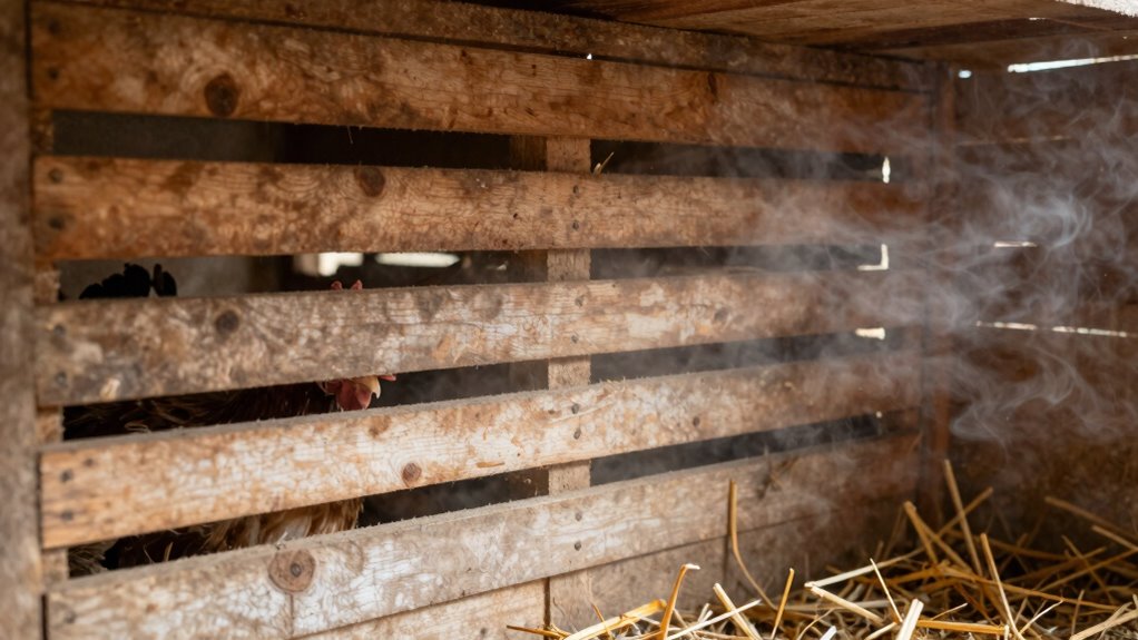 poor coop ventilation causes illness