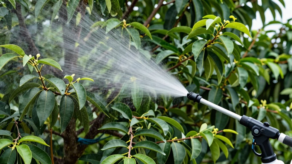 precise high branch spraying