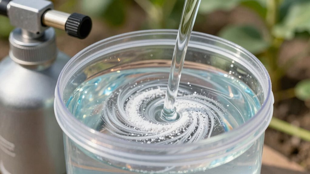 prevent clumping through proper mixing