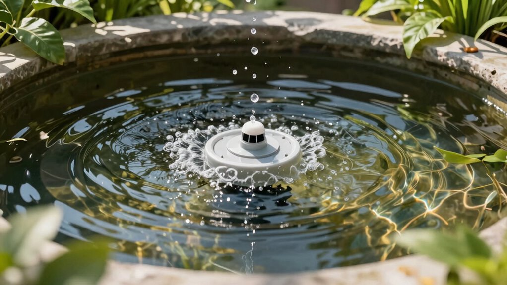 proper pond aeration setup