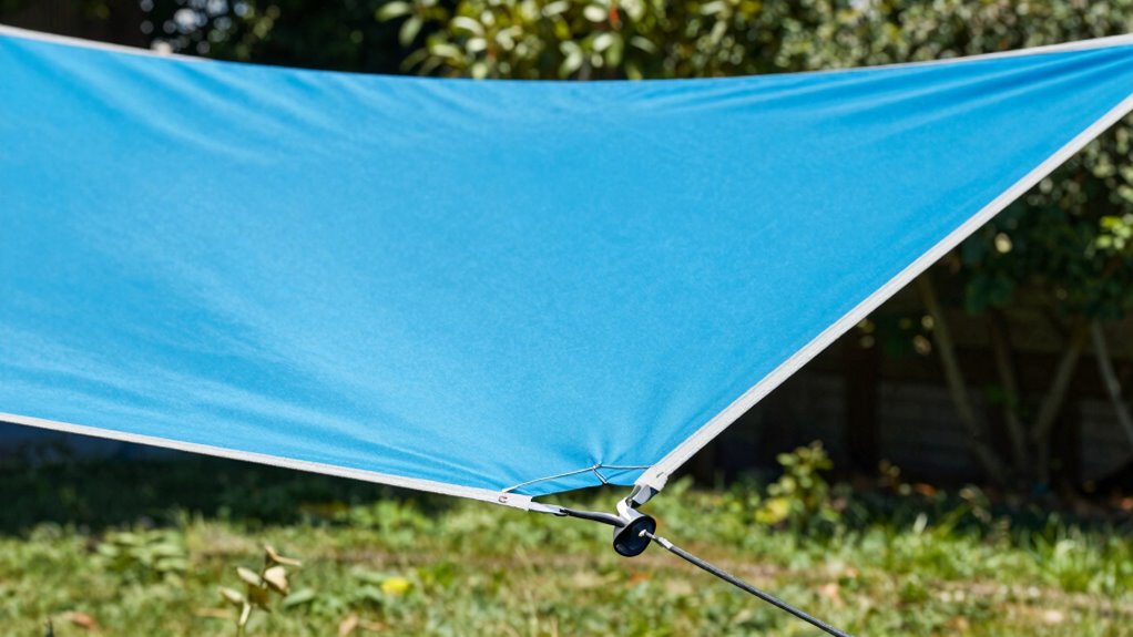 proper shade sail tension
