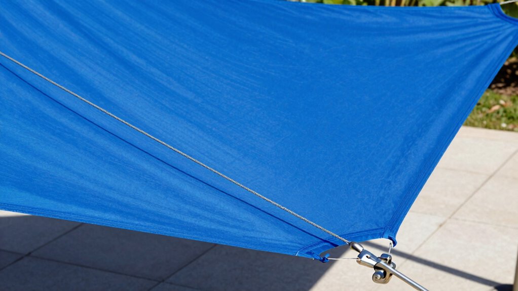 proper shade sail tensioning tools