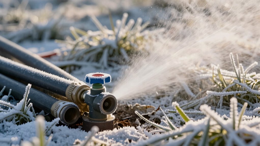 proper winterization procedures followed