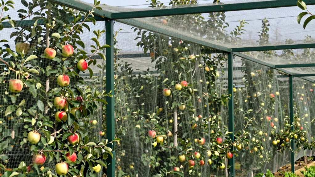 protective fruit tree frames