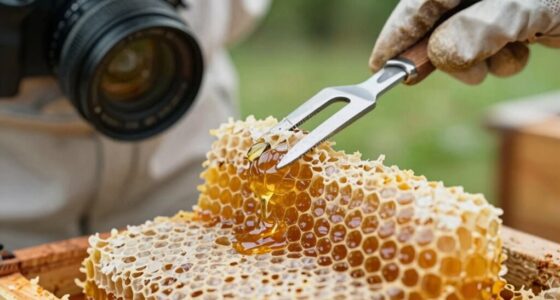 quick honey comb uncapping