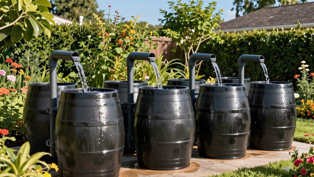 rain barrel linking system considerations