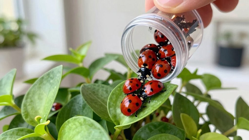 release beneficial insects strategically