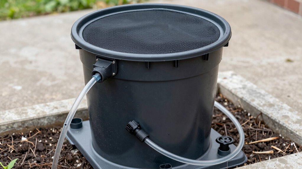 routine rain barrel maintenance