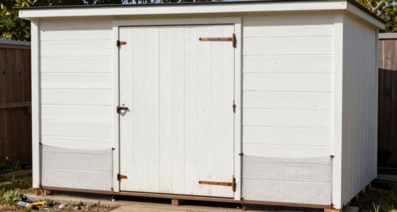 seal shed openings securely