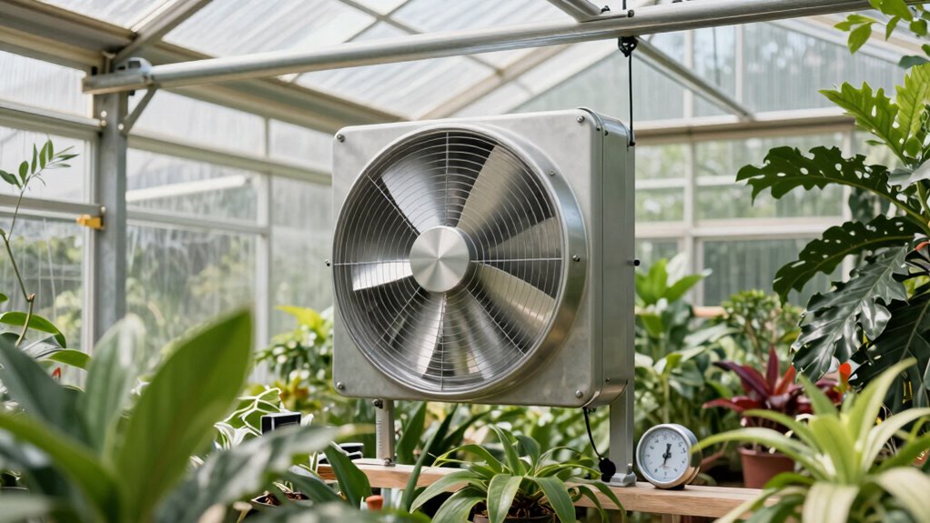 seasonal fan adjustment for plants
