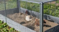 secure chicken enclosure design