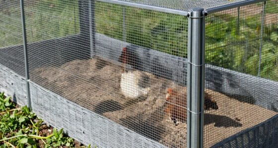secure chicken enclosure design