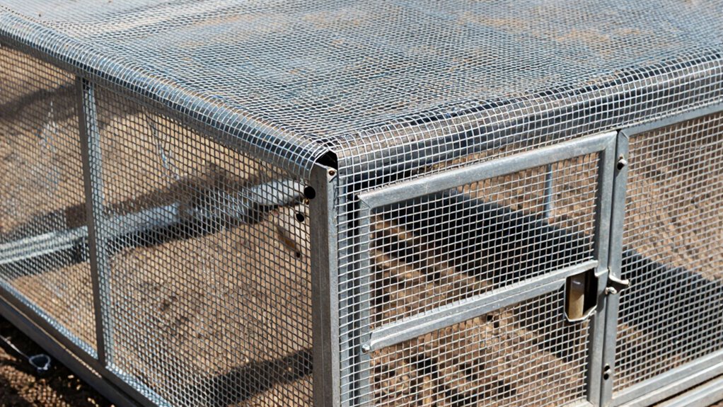 secure chicken run design