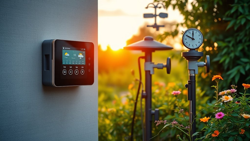 smart irrigation weather features